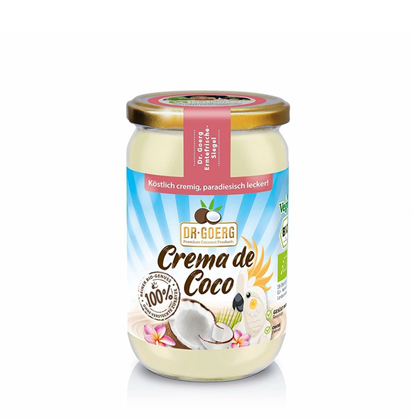 Crema de cocos cu sirop de orez BIO Dr Goerg – 200 g Dr Goerg Conserve & Semipreparate